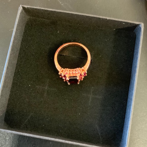 JTV Radiant Red Gemstone Ring - Picture 2 of 4